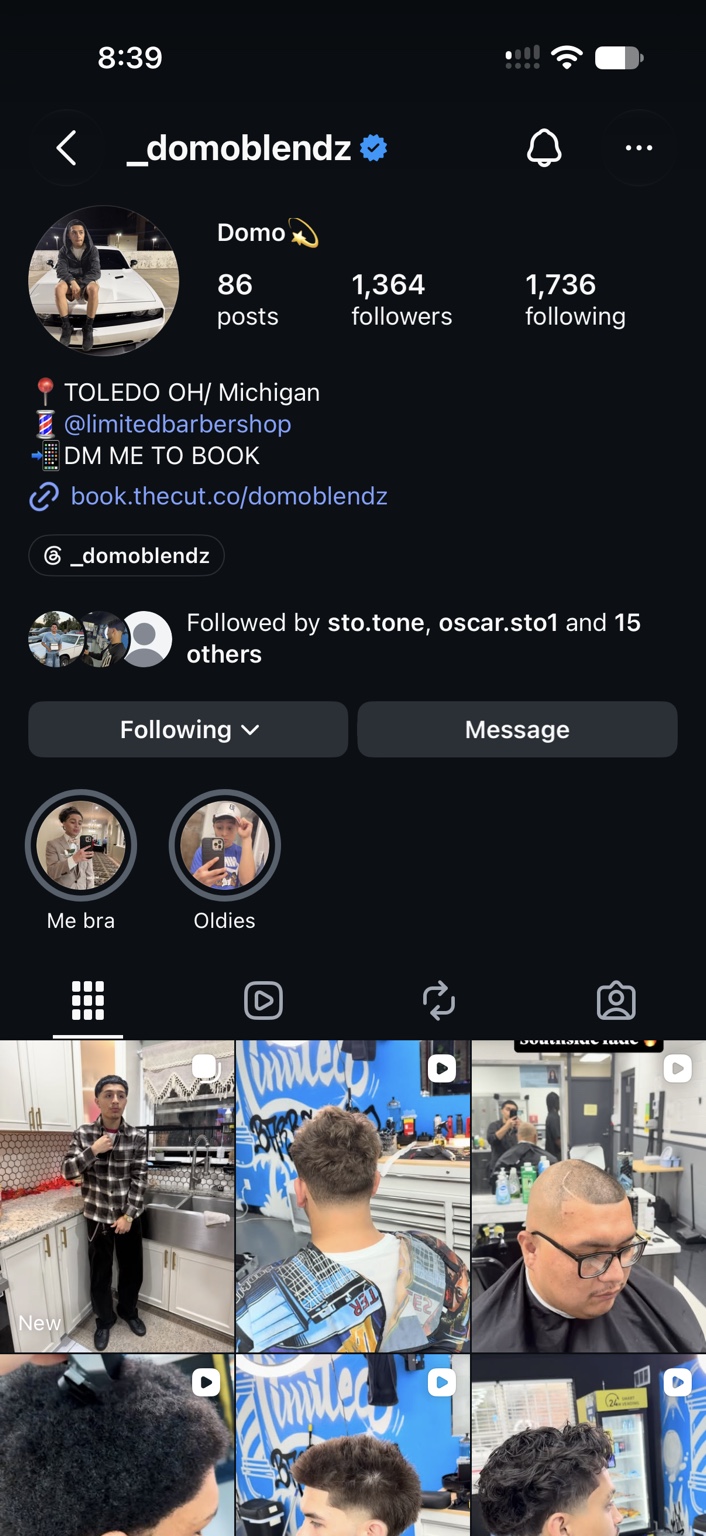 Domo’s Instagram profile image